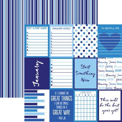 January Plan-It Scrapbook Paper