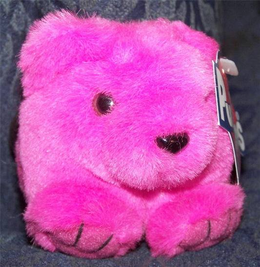 Rosie Pink Bear Puffkin Keychain