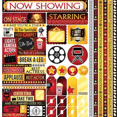 Reminisce Now Showing Movie Theater Stickers