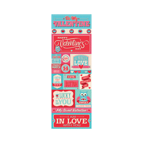 Reminisce With Love Cardstock Stickers