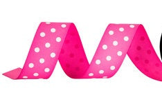 Bubblegum Pink Swiss Dot Ribbon