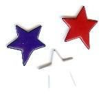 Red White and Blue Primitive Star Brads