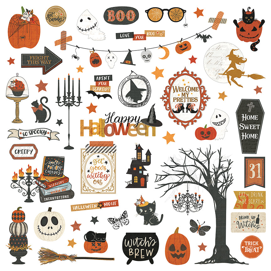 All Hallows Eve Halloween Stickers – Country Croppers