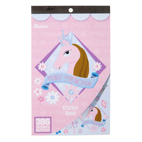 Pony Princess Sticker Book Party Accessory