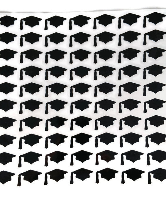 Graduation Hats Cap Vinyl Stickers Set – Country Croppers